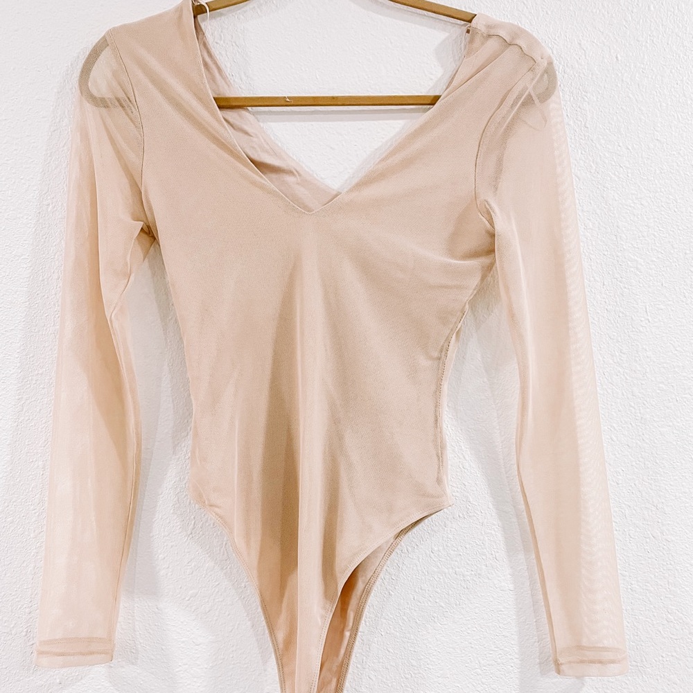 Socialite nude mesh body suit